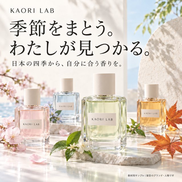 香水｜KAORI LABの広告クリエイティブ