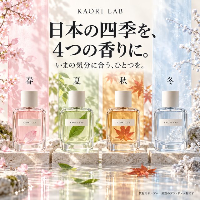 香水｜KAORI LABの広告クリエイティブ
