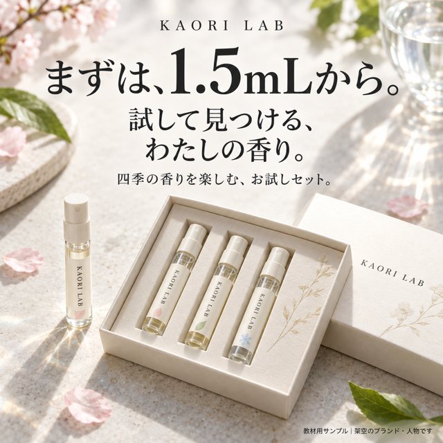 香水｜KAORI LABの広告クリエイティブ