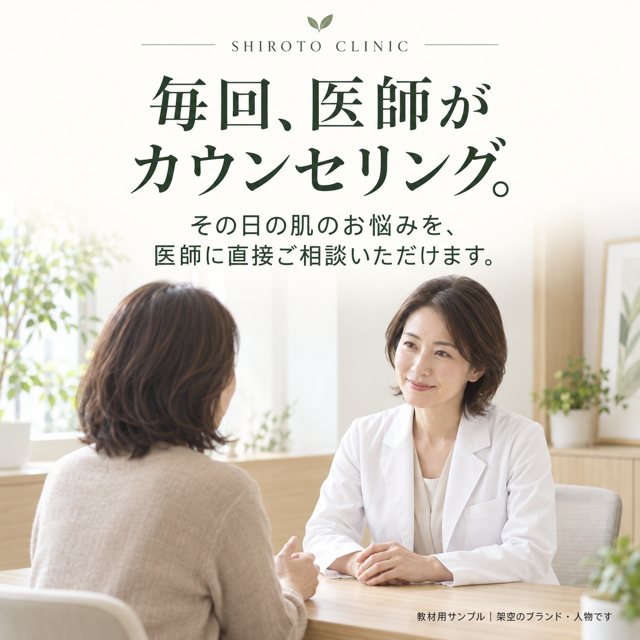 美容クリニック｜SHIROTO CLINICの広告クリエイティブ