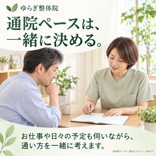 整体・接骨院｜ゆらぎ整体院の広告クリエイティブ